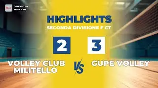 Volley Club Militello vs Gupe Volley | 2-3 | Highlights | Seconda Divisione F CT
