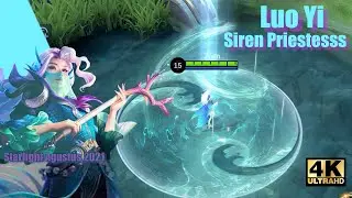 Luo Yi Skin  Siren Priestess  Starlight Agustus 2021 4K (Ultra HD) Entrance Mobile Legends Bang Bang