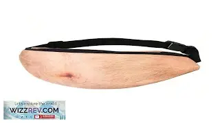 Fun Simulation Big Belly Waist Bag Creative And Fashionable 3D Printed Three Dimensional