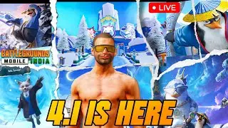 🔴LIVE - FULL RUSH GAMEPLAY BGMI 4.1 UPDATE IS HERE #shorts #shortsfeed #shortslive #bgmi