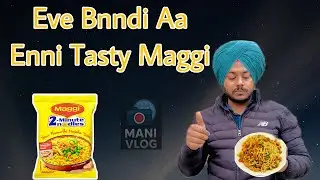 1st food vlog || cream wali Maggie at home