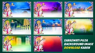 New Saraswati Puja Background image Download Karen New Saraswati Puja Poster Background 2022 Poster
