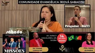 CULTO DA FAM&Iacute;LIA - PREGADOR: DAVI - CEJS