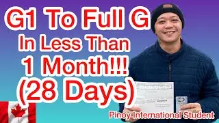 G1 to G in 28 Days | Toronto Downsview 2023 Actual Route Drive Test | International Student Vlog # 3