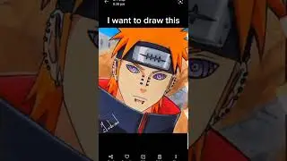My new pain drawing🥶 hope it's 😊. #anime #pain #yahiko #paindrawing #animdrawing #akatsuki