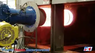 Power Flame NVC17 Burner in Fire Test
