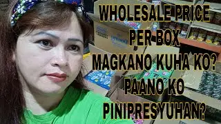 PAANO KO PINIPRESYUHAN YUNG MGA PANG WHOLESALE NA ITEMS KO? | MADAM TISAY VLOG