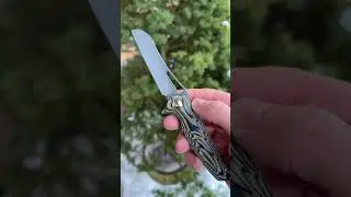 Складний оригінальний ніж Shieldon Bazoucan, на D2, підшипники, накладки G10
