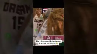 Rhyne Howard and Allisha Gray brought the celly to the interview 😅