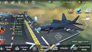 Gunship Battle: FC-31 GYRFALCON tier9 raidmission gameplay.