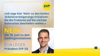 2x Nein zu den Zwillingsinitiativen im Kanton Solothurn