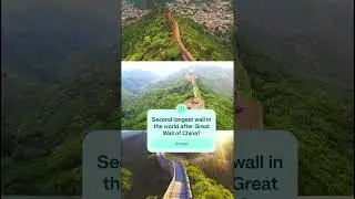 Which Indian fort has the second-longest wall in the world after Great Wall of China #gk