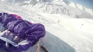 Speedriding crashes in France Valloire 2012