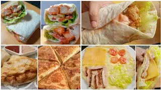 Healthy Tasty Chicken Snacks Recipes| 4 Best delicious Chicken Wraps Easy Recipes | Lunchbox Recipes