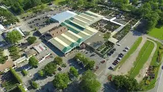 Hicks Nurseries Aerial View of the Garden Center