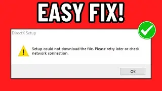 ИСПРАВЛЕНИЕ: ПРИ УСТАНОВКЕ DIRECTX НЕ УДАЛОСЬ ЗАГРУЗИТЬ ФАЙЛ. ПОЖАЛУЙСТА, ПОПРОБУЙТЕ ПОЗЖЕ ИЛИ ПР...