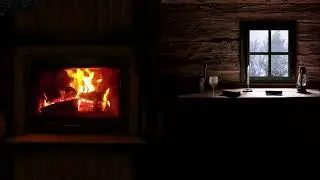 Chimenea Invernal Para Dormir ASMR 4K 60 FPS 2 Horas