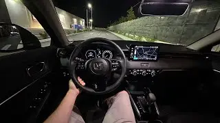 Driving Honda HR-V Facelift 2025 at Night - No Comment!