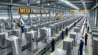 Inside a Modern Refrigerator Factory: From Raw Steel to Finished Fridge (Full Process)