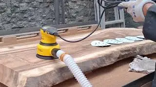 PART 2 tutorial pembuatan river table 150x73 obsidian blue deep sea