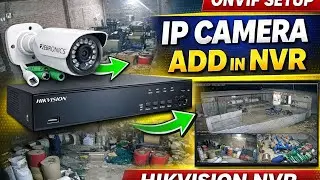 Zebronics camera hikvision NVR per chalu kaise karen#hikvision NVR IP camera add
