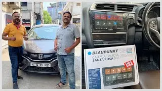 HONDA JAZZ STOCK SYSTEM UPGRADED TO BLAUPUNKT SANTA ROSA 985 DISPLAY ALONG WITH 360 CAMERA