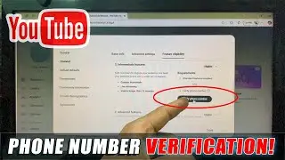 how to verify phone number on youtube?