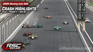2025 iRacing Indy 500 Incidents