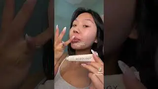 Trying the ACEOLOGY passionfruit refining lip scrub! #lipscrub #lipproducts #giftedbyipsy