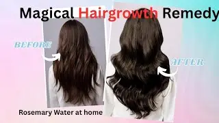 Rosemary Water at home / Magical hair growth remedy #trending #haircare #explore #recipe #rosemary 