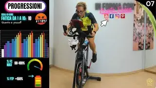 Indoor Cycling Live: PROGRESSIONI - PRG  // Allenamento per Ciclismo - Lezione Spinning 07