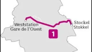 Compilation des annonces vocales des arrêts de la ligne de métro 1 de la STIB
