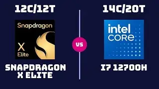 Qualcomm Snapdragon X Elite vs Intel Core i7-12700H &ndash; CPU Comparison | Which One wins?