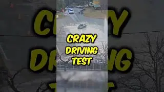 Crazy Scandinavian Driving Test 😱 #crazy #world #traveling