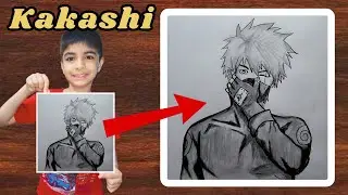 Kakashi drawing | How to draw Kakashi Hatake easy | Naruto Shippuden | Ninja drawing | Anime Sketch