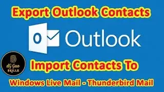 💻🖥 How To Export Outlook Contacts To Windows Live Mail