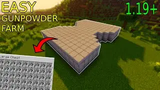 Easy Gunpowder Farm In Minecraft 1.19+  (java)