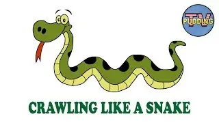 Crawling like a Snake - Children's Songs with Animation