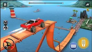Car Stunt Race Master Simulator - Mega Ramp Impossible Monster Bus Driving - Android GamePlay