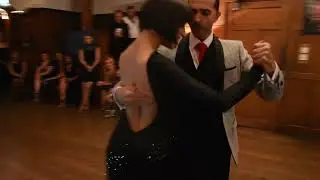 Milonga. Gustavo Rosas.Demo con Gisela Natoli en Avon Tyrrell.Nov 2016.U.K