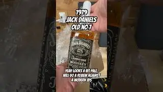 Jack Daniels Old No7 from 1979. Dusty Jack! Will do a video review of this against a modern JD.