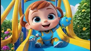 Counting Robots in the Playground | Nursery Rhyme Song for Kids