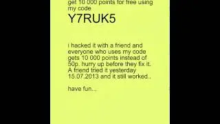 Feature Points hacked version get 10 000points instead of 50!!!!!