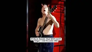 10 Rock Bands That REPLACED Singer And Became BIG!#shorts #music #musica