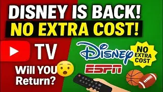 Disney + ESPN Are BACK on YouTube TV for FREE&hellip;&hellip; Are You Coming Back?