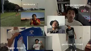FIRST week of SCHOOL as a D1 STUDENT-ATHLETE | establishing HEALTHY HABITS