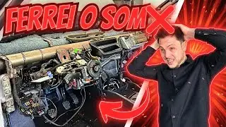 FERREI O SOM DO CARRO?! �� Painel ARRANCADO para Instalar os Midranges!