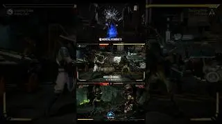 MKX vs MK11 vs MK1 - Kung Lao X-Ray & Fatal Blows Comparisons  #shorts