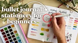 favorite BULLET JOURNAL STATIONERY recommendations 💌 bullet journal stationery for beginners