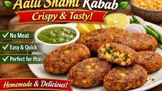 Market Style Aalu Shami Kabab Recipe | Perfect for Iftar & Snacks